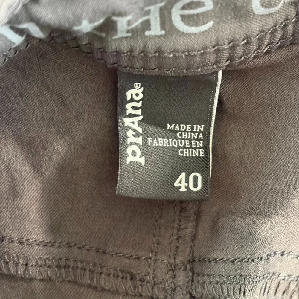 prAna Brion Quick Dry Stretch Performance Shorts in Charcoal Men 40 Hiking